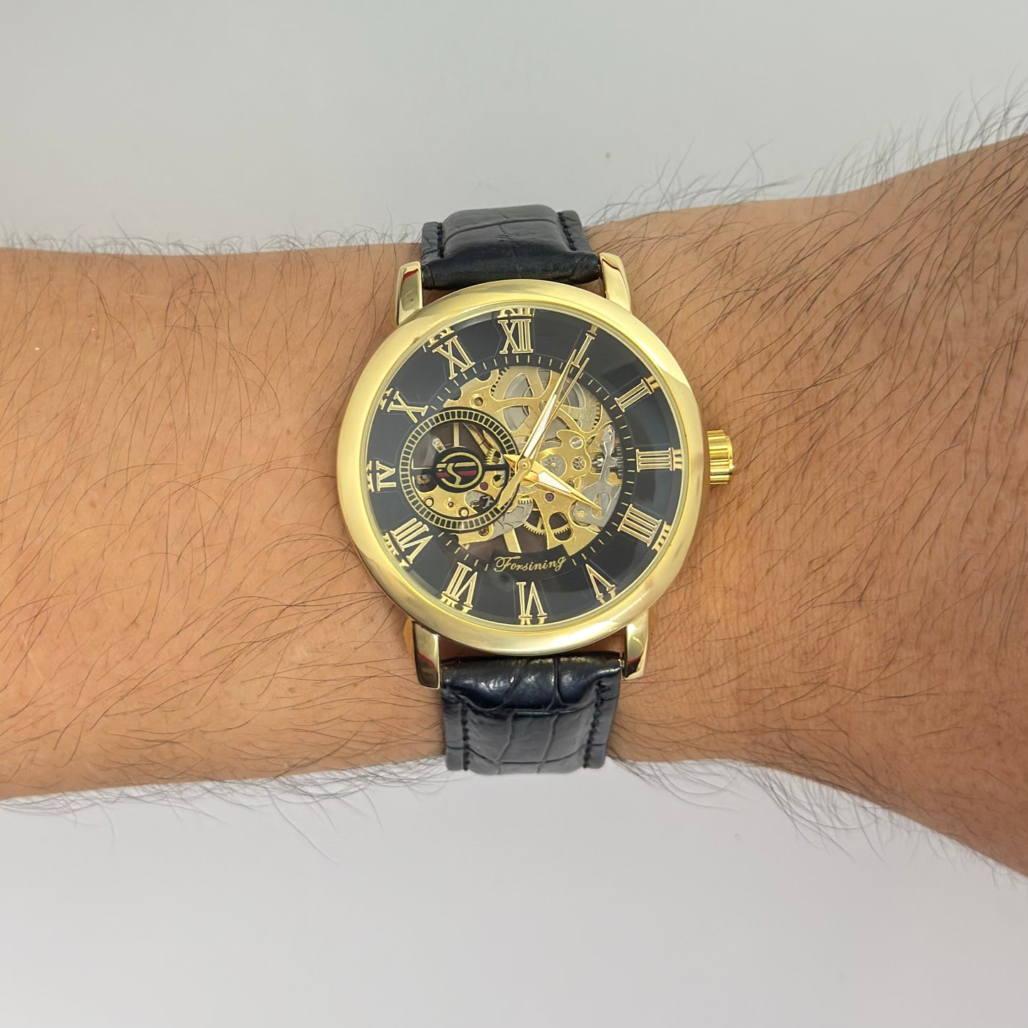 Reloj FORSINING Mecánico Skeleton Cuero