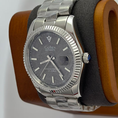 Reloj Automático CADISEN Inspiración Date Just Gris (C8214M)