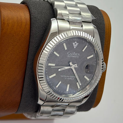 Reloj Automático CADISEN Inspiración Date Just Gris (C8214M)