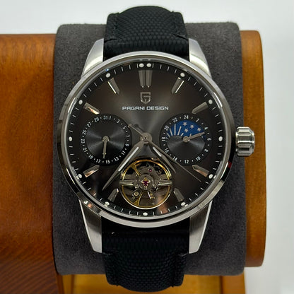 Reloj Automático PAGANI DESIGN Imperial Aurora Silver Black (PDYS021)