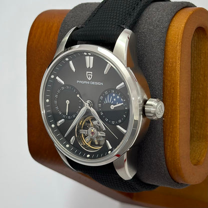 Reloj Automático PAGANI DESIGN Imperial Aurora Silver Black (PDYS021)