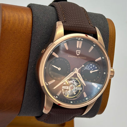 Reloj Automático PAGANI DESIGN Imperial Aurora Rose Brown (PDYS021)