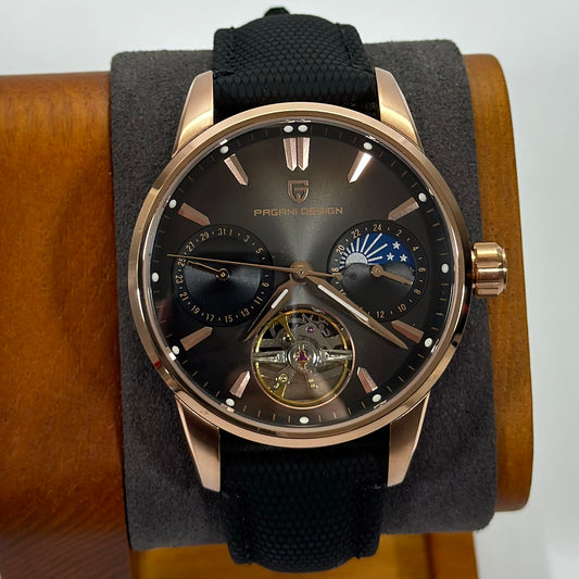 Reloj Automático PAGANI DESIGN Imperial Aurora Rose Black (PDYS021)