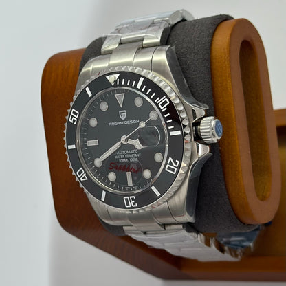 Reloj Automático PAGANI DESIGN Submariner Black 43mm (PD1639)