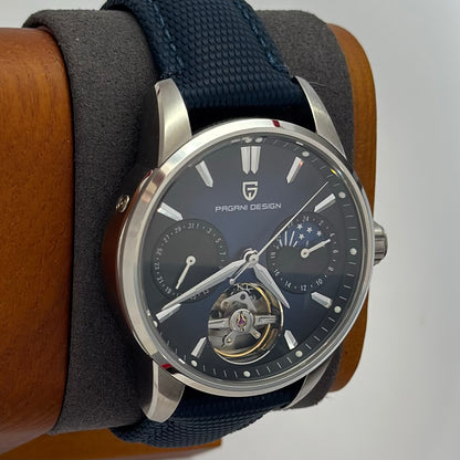 Reloj Automático PAGANI DESIGN Imperial Aurora Silver Blue (PDYS021)