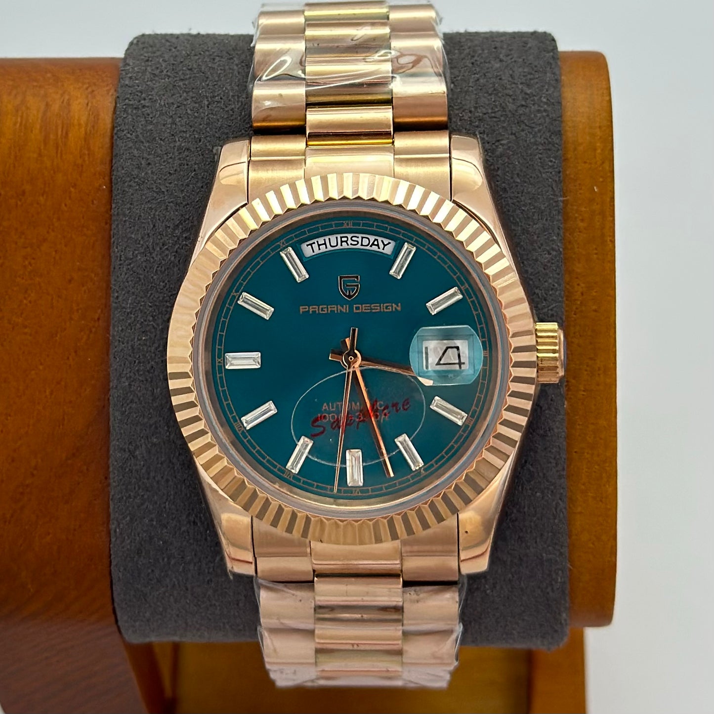 Reloj Automático PAGANI DESIGN Day-Date President Ice Blue (PD1752)