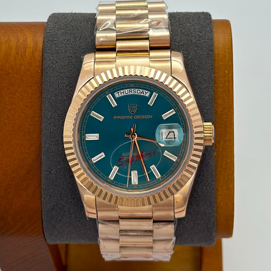 Reloj Automático PAGANI DESIGN Day-Date President Ice Blue (PD1752)
