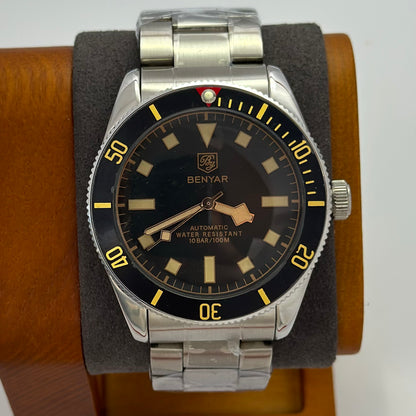 Reloj BENYAR Black Bay Automático 42mm (BY-5179M)