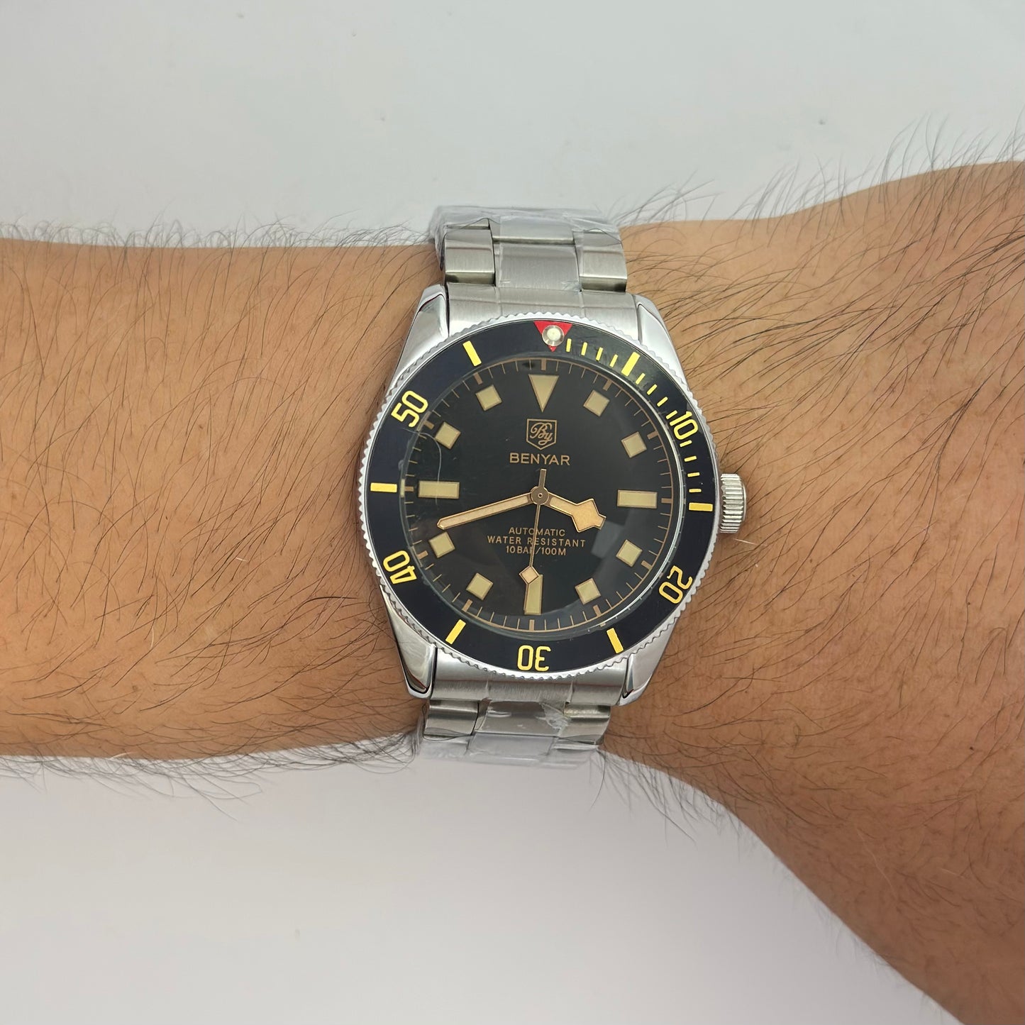 Reloj BENYAR Black Bay Automático 42mm (BY-5179M)