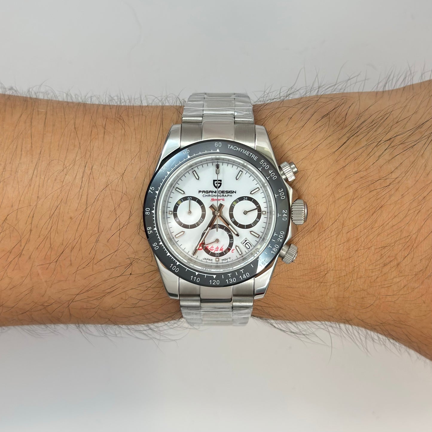 Reloj PAGANI DESIGN Daytona Silver White (PD1644)