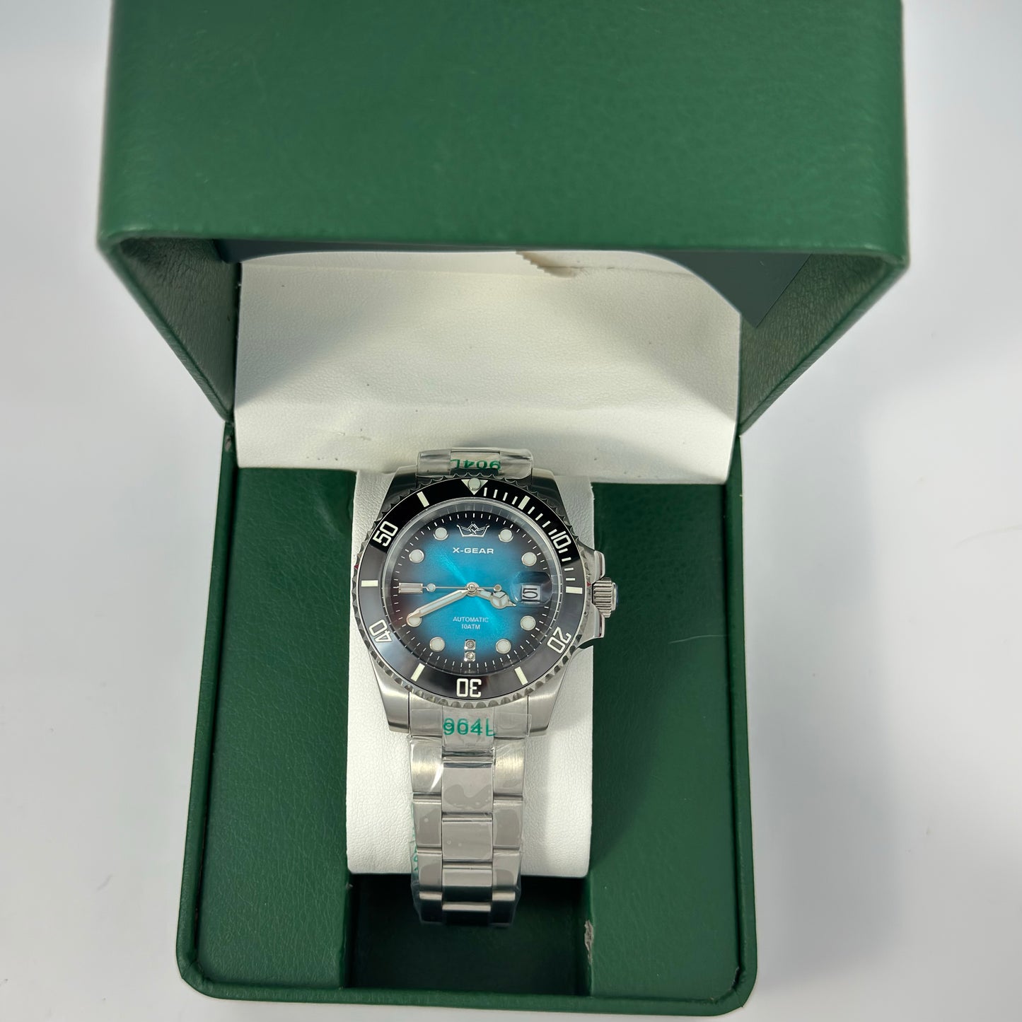 Reloj Automático X-GEAR Submariner 100metros Deep Blue