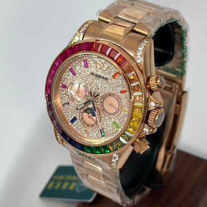 Reloj Automático X-GEAR Rainbow Business Rose