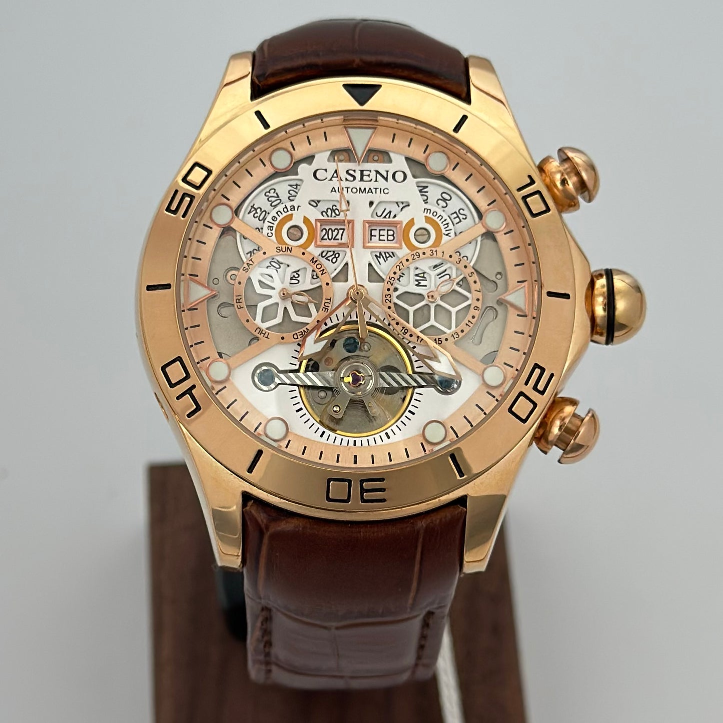 Reloj CASENO Automatico Tourbillon Original
