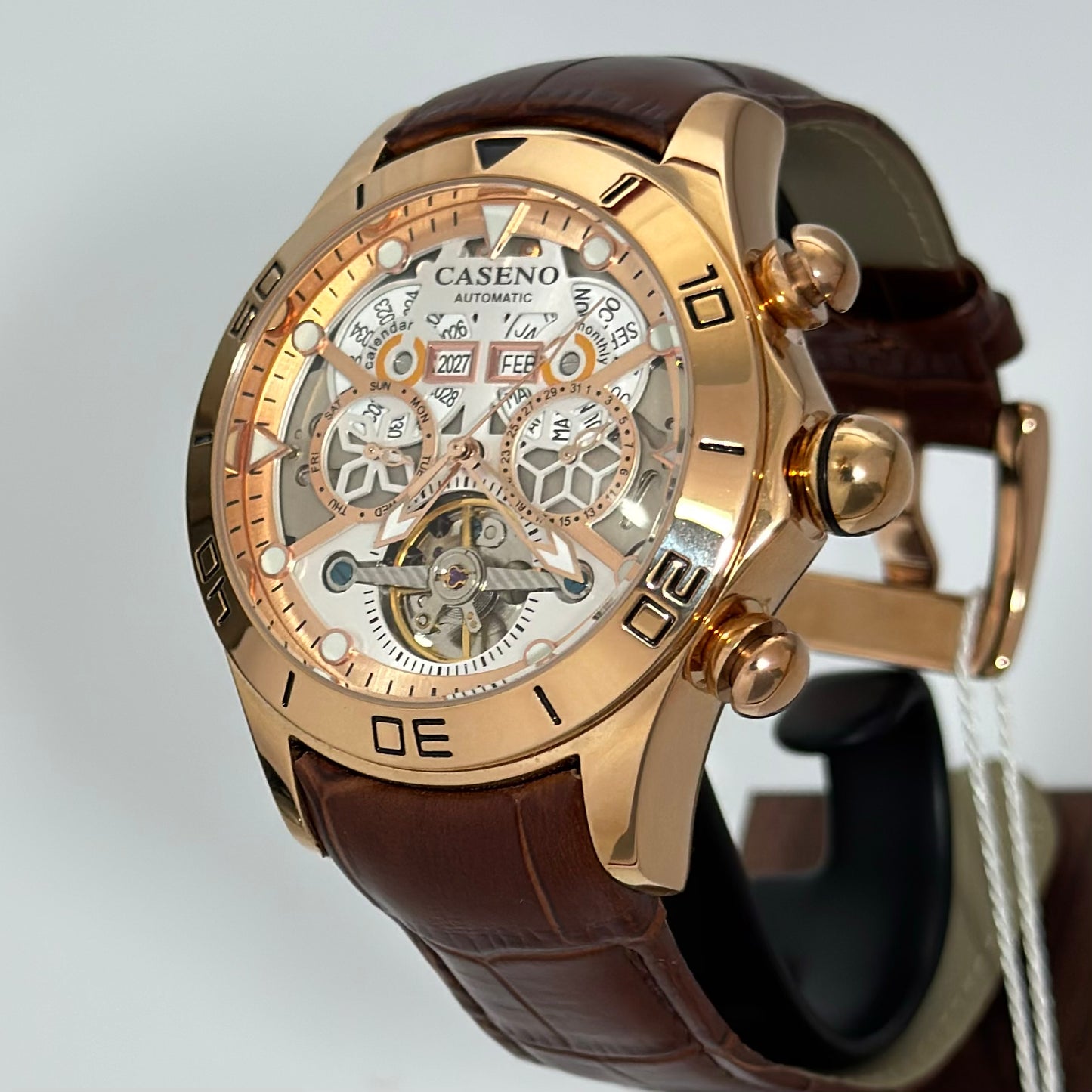 Reloj CASENO Automatico Tourbillon Original