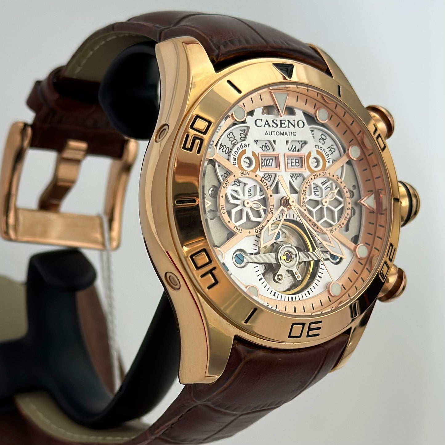 Reloj CASENO Automatico Tourbillon Original
