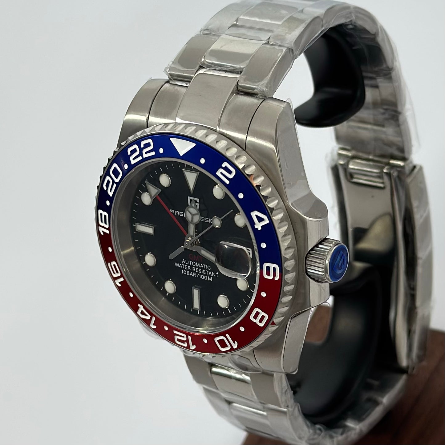 Reloj Automático PAGANI DESIGN GMT MASTER II Oyster Pepsi (PD1662)