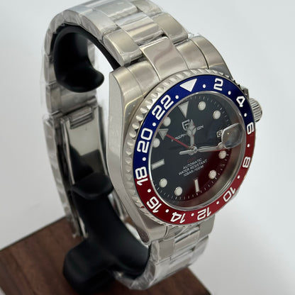 Reloj Automático PAGANI DESIGN GMT MASTER II Oyster Pepsi (PD1662)