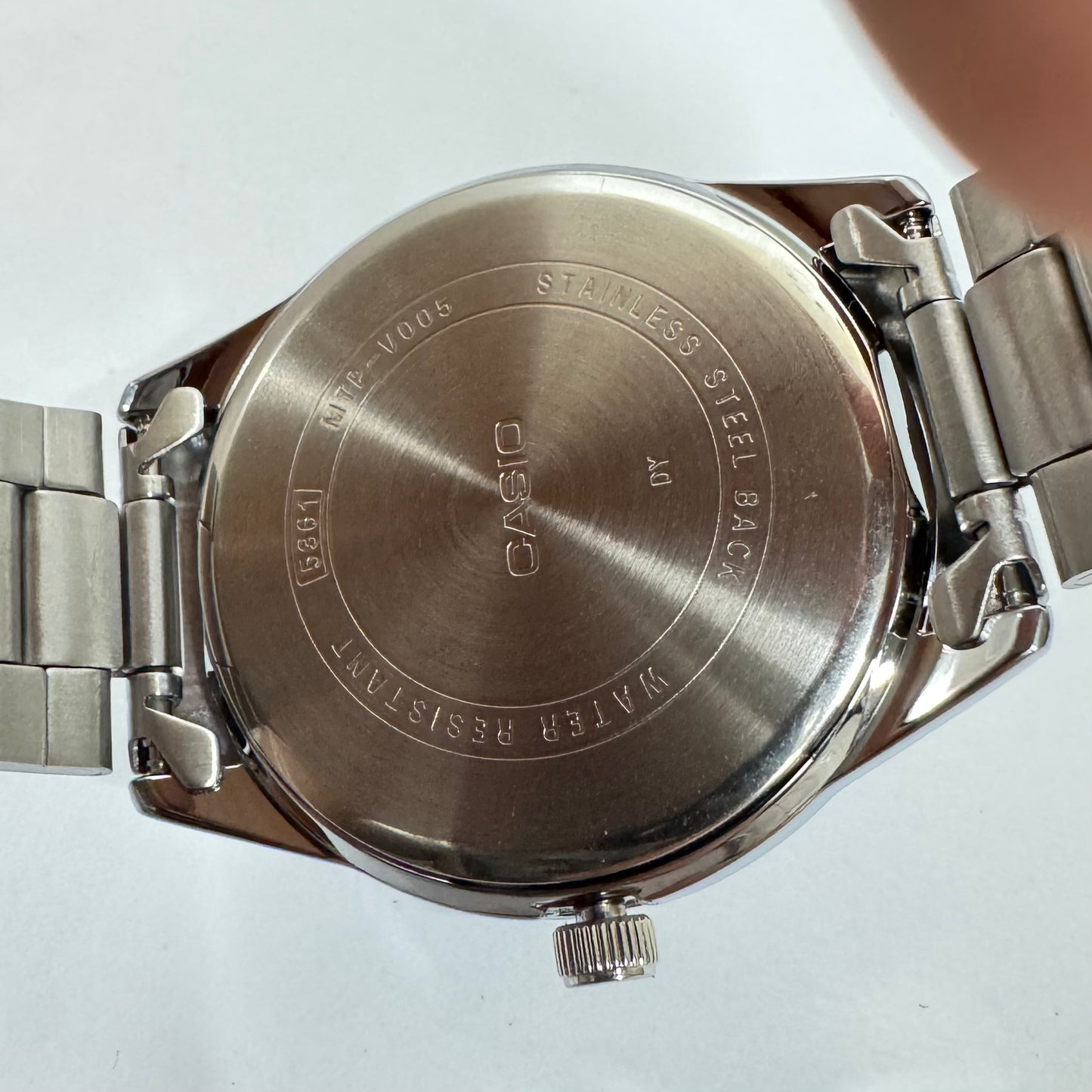 Reloj CASIO Regular MTP-V005D-1B4 Acero Hombre Plateado