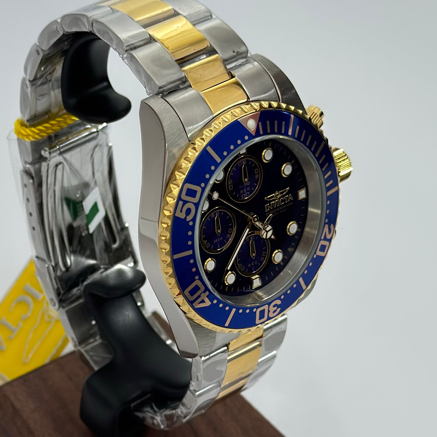 Reloj INVICTA Pro Driver Submariner GoldBlue 200 Metros 43mm (1768)