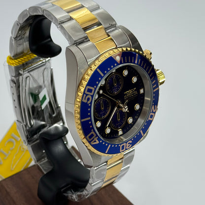 Reloj INVICTA Pro Driver Submariner GoldBlue 200 Metros 43mm (1768)