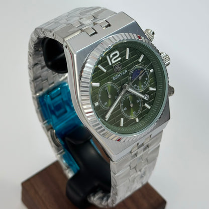 Reloj BENYAR Ejecutivo Cronógrafo Green