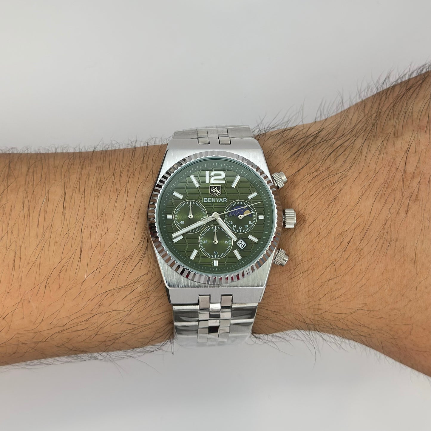 Reloj BENYAR Ejecutivo Cronógrafo Green