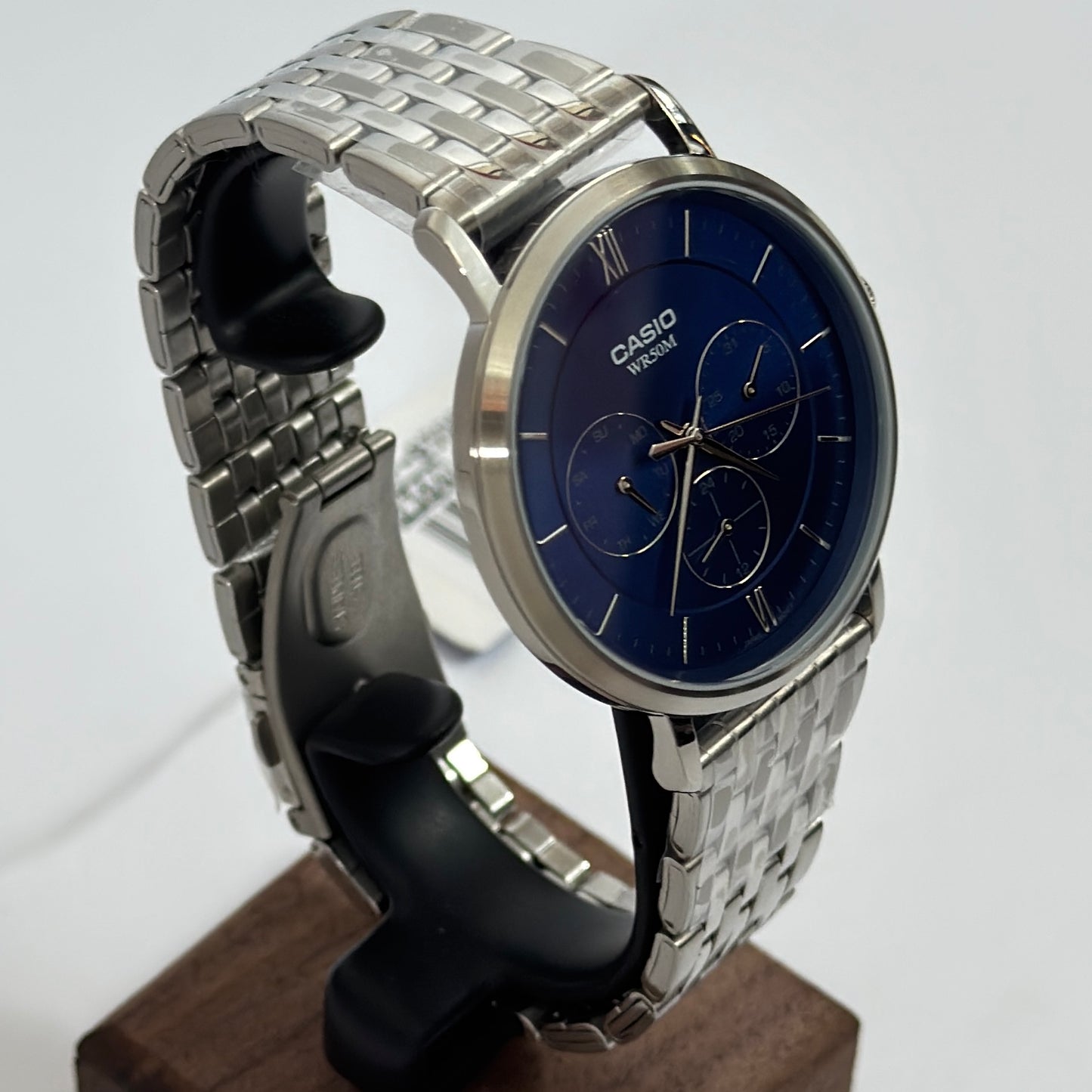 Reloj CASIO MTP-B300D-2AV Blue Design Original