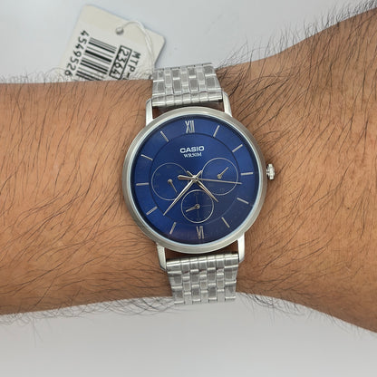 Reloj CASIO MTP-B300D-2AV Blue Design Original