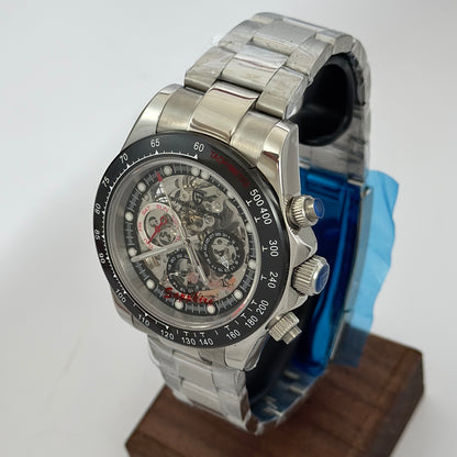 Reloj Automático PAGANI DESIGN Daytona Skeleton Black (PD1653)
