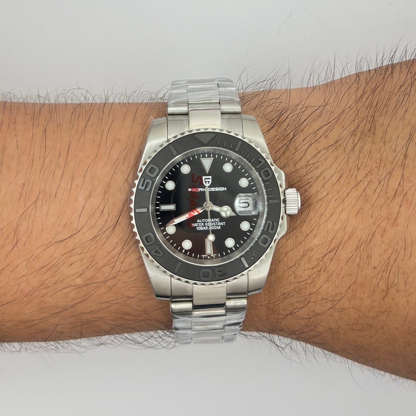 Reloj Automático PAGANI DESIGN Yacht-Master Steel Black (PD1651)