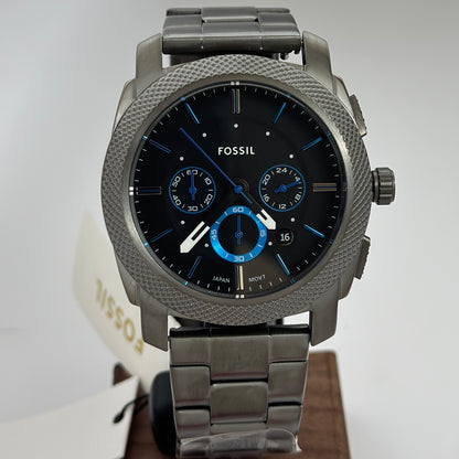 Reloj FOSSIL Machine Chronograph Smoke Stainless 45mm FS4931
