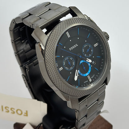 Reloj FOSSIL Machine Chronograph Smoke Stainless 45mm FS4931