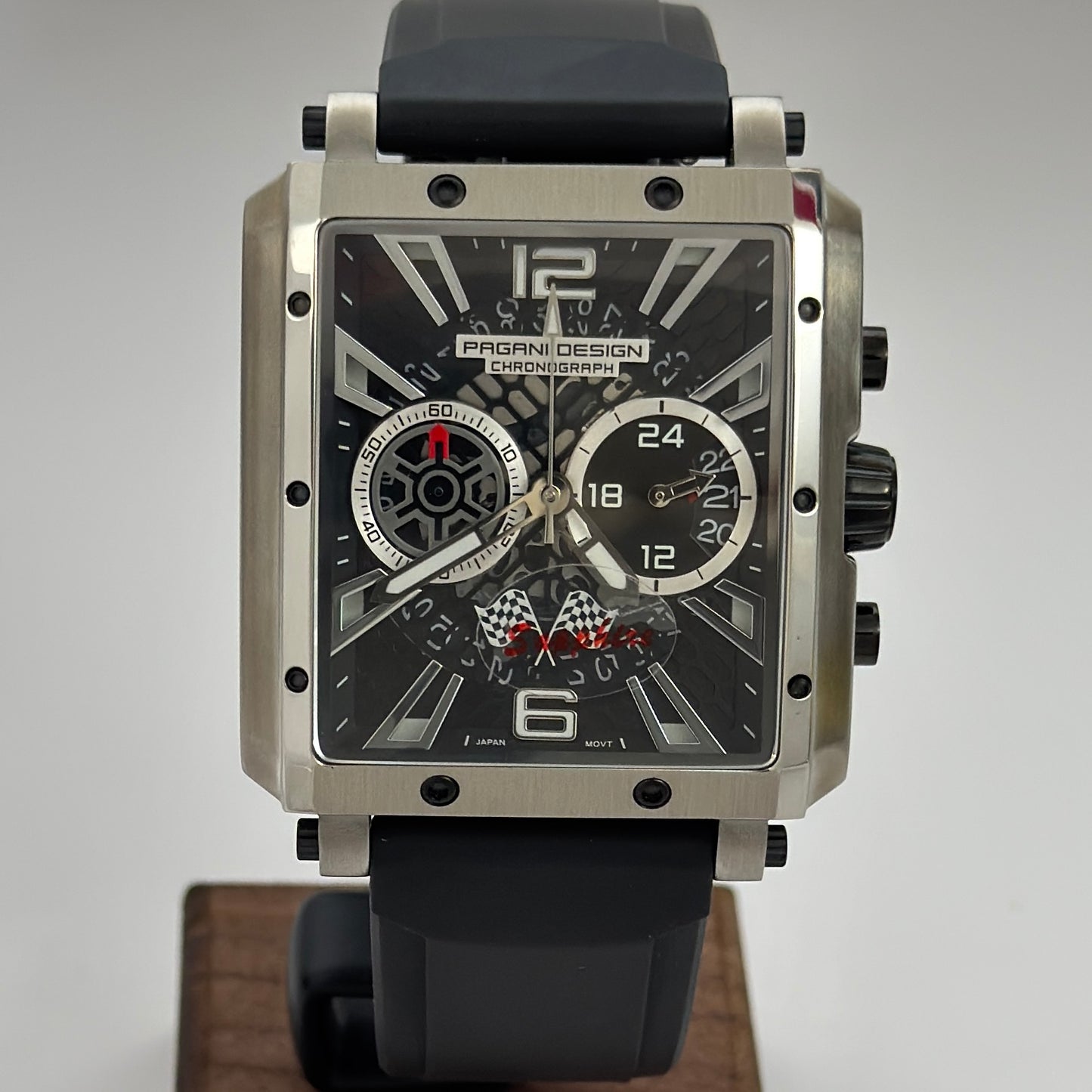 Reloj PAGANI DESIGN Sport Racing Silver Black (PD1725)