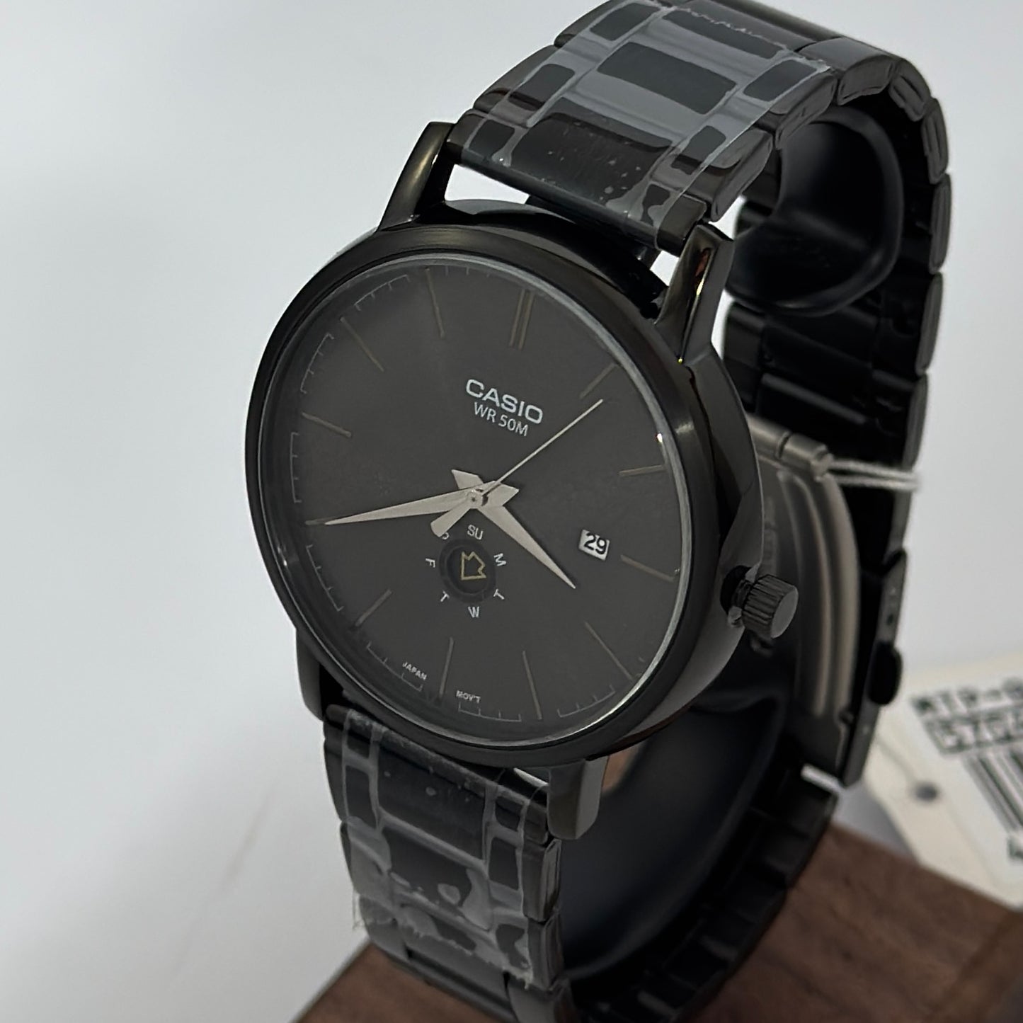 Reloj CASIO MTP-B125B-8A Dark DayDate Original