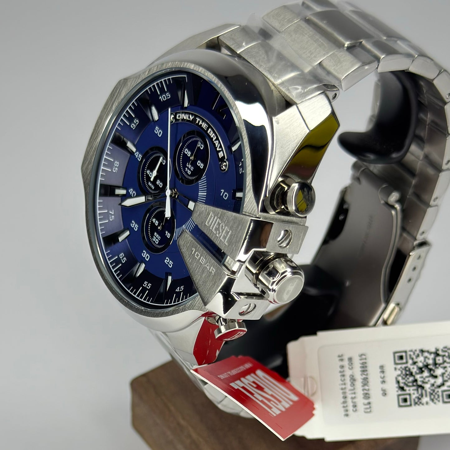 Reloj DIESEL Mega Chief Silver Blue DZ4417 51mm