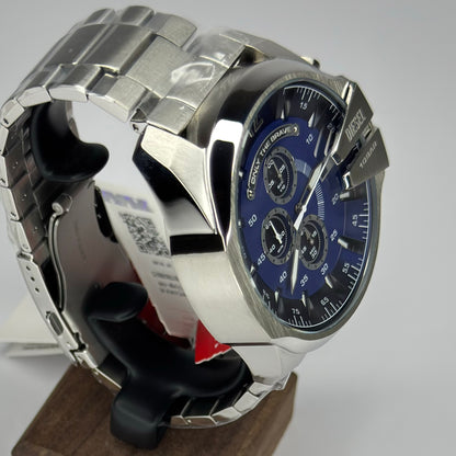 Reloj DIESEL Mega Chief Silver Blue DZ4417 51mm