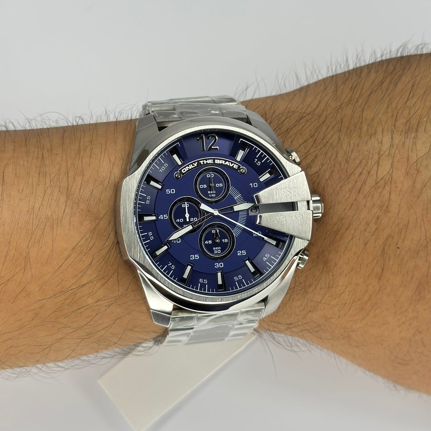 Reloj DIESEL Mega Chief Silver Blue DZ4417 51mm