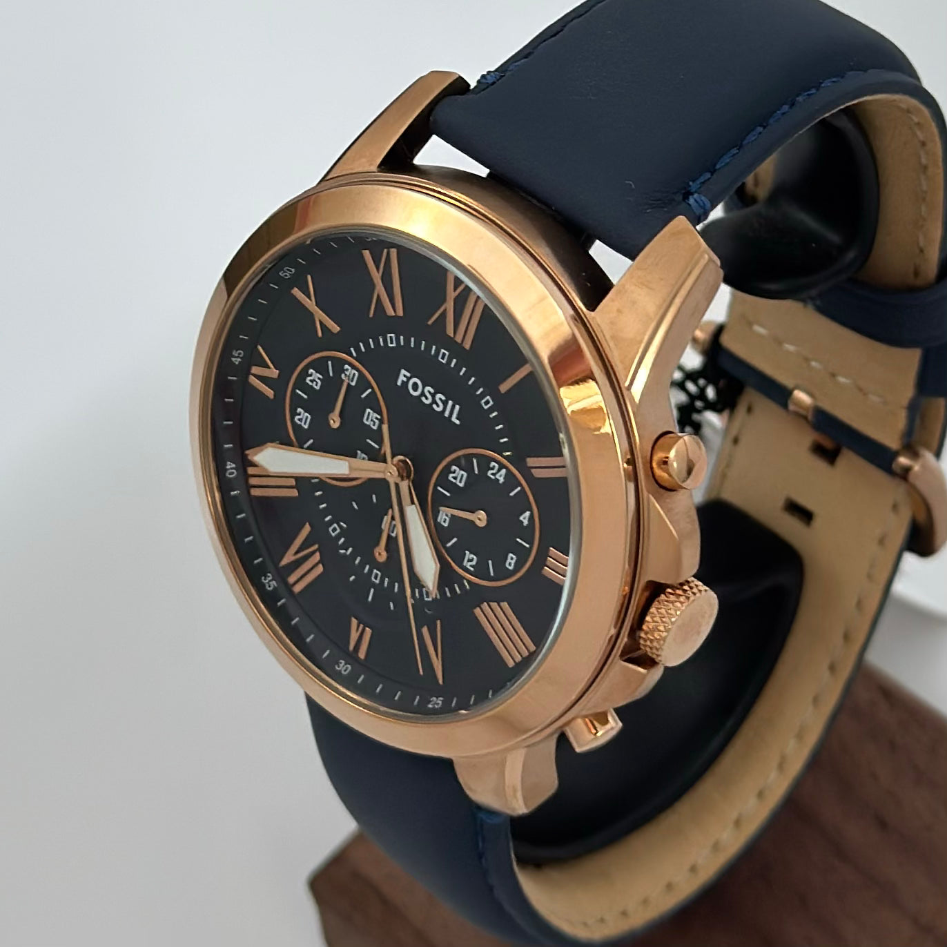 Reloj FOSSIL Grant Cuero Blue FS4835IE