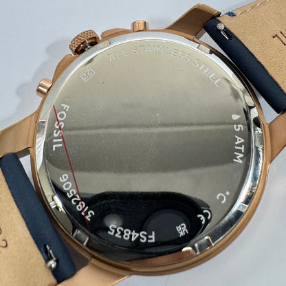 Reloj FOSSIL Grant Cuero Blue FS4835IE