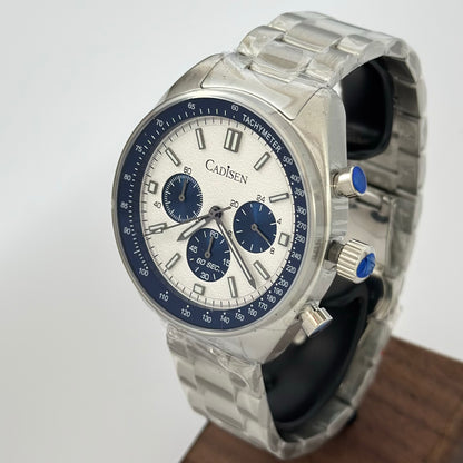 Reloj CADISEN Estilo Panda Blue White