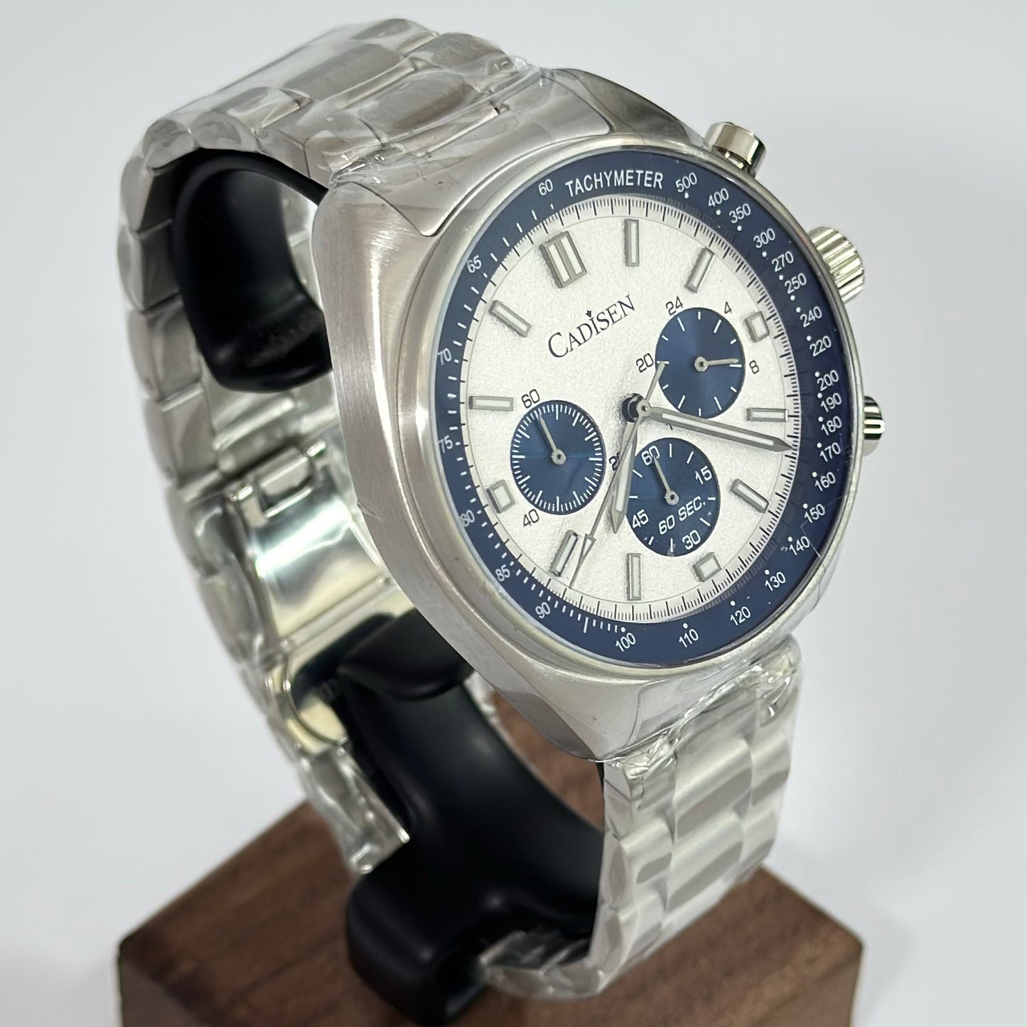 Reloj CADISEN Estilo Panda Blue White