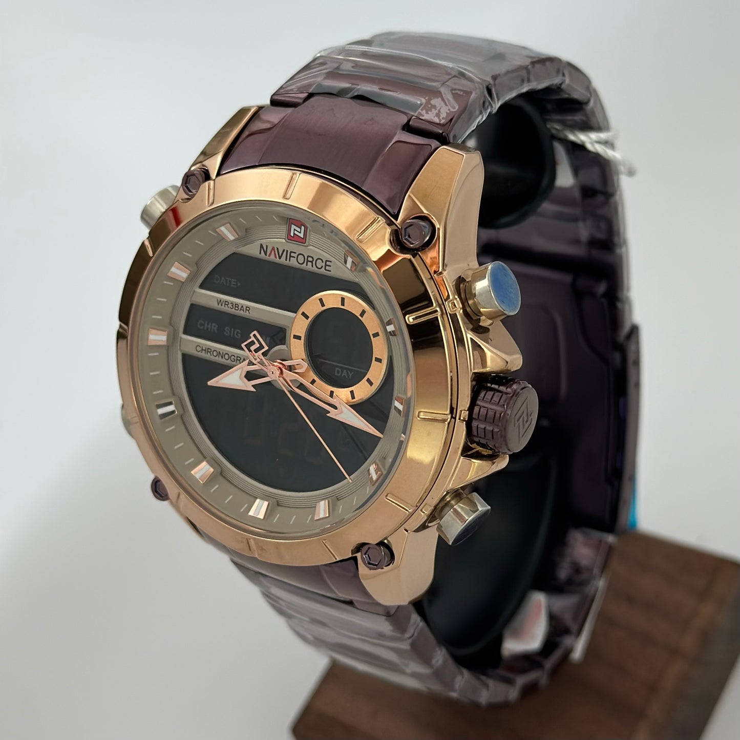 Reloj NAVIFORCE Brown Militar Original