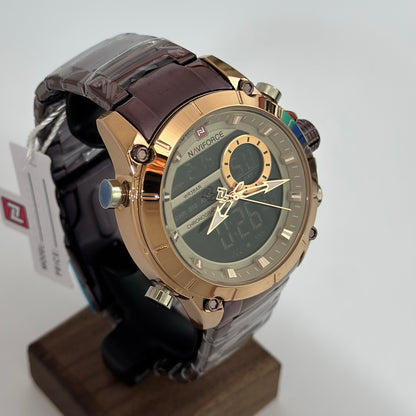 Reloj NAVIFORCE Brown Militar Original