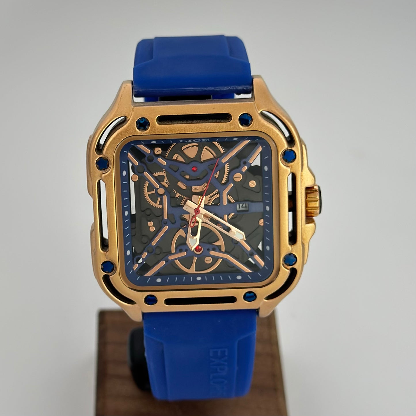 Reloj LIGE Silicona Square Design