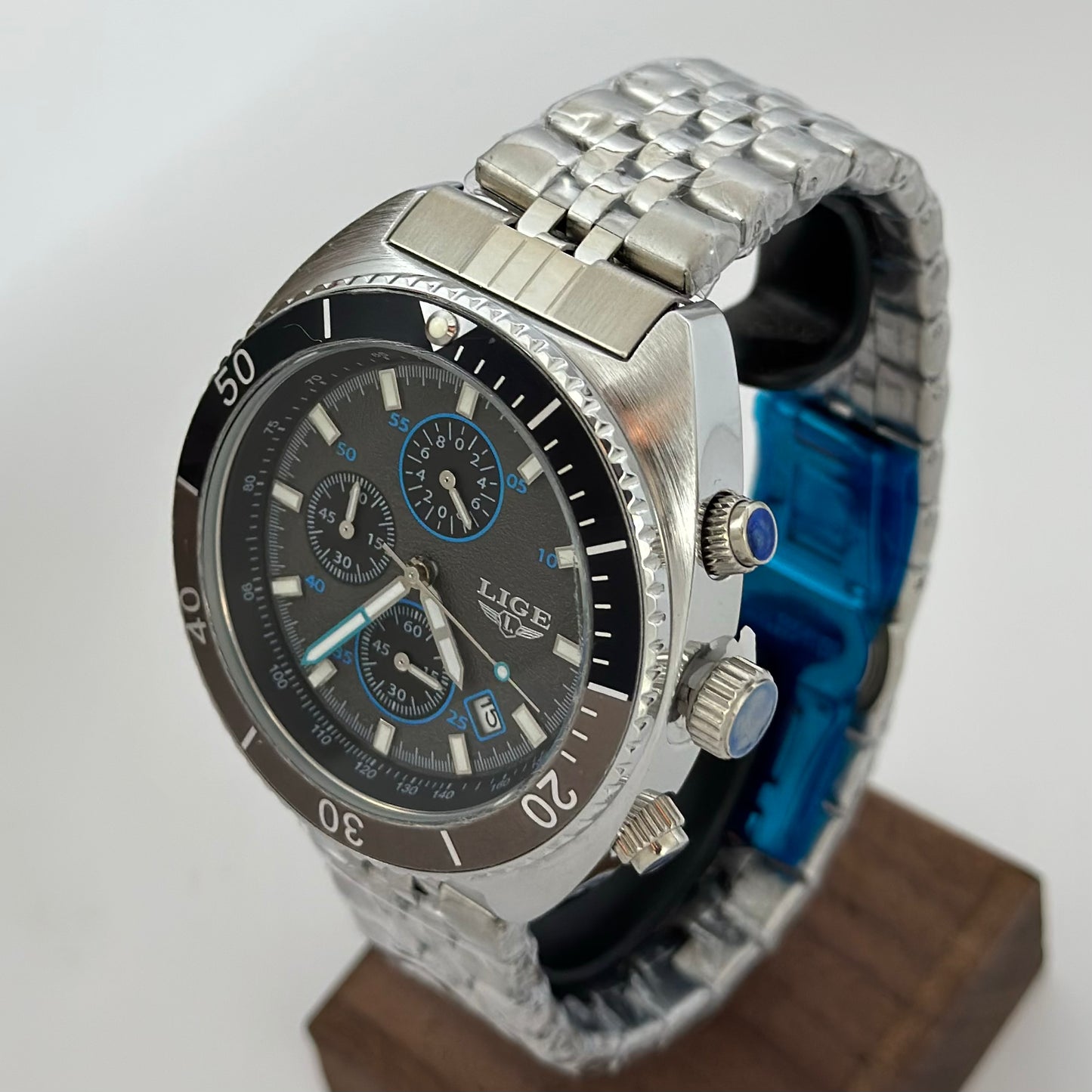 Reloj LIGE Estilo Submarino Cronógrafo