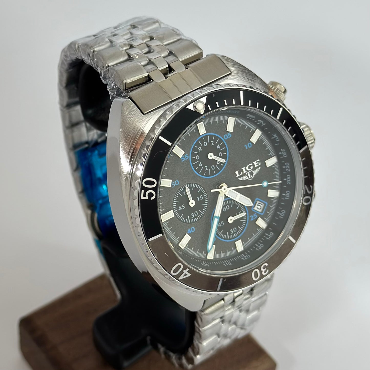 Reloj LIGE Estilo Submarino Cronógrafo