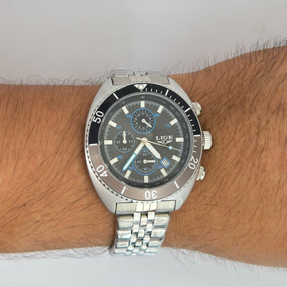 Reloj LIGE Estilo Submarino Cronógrafo