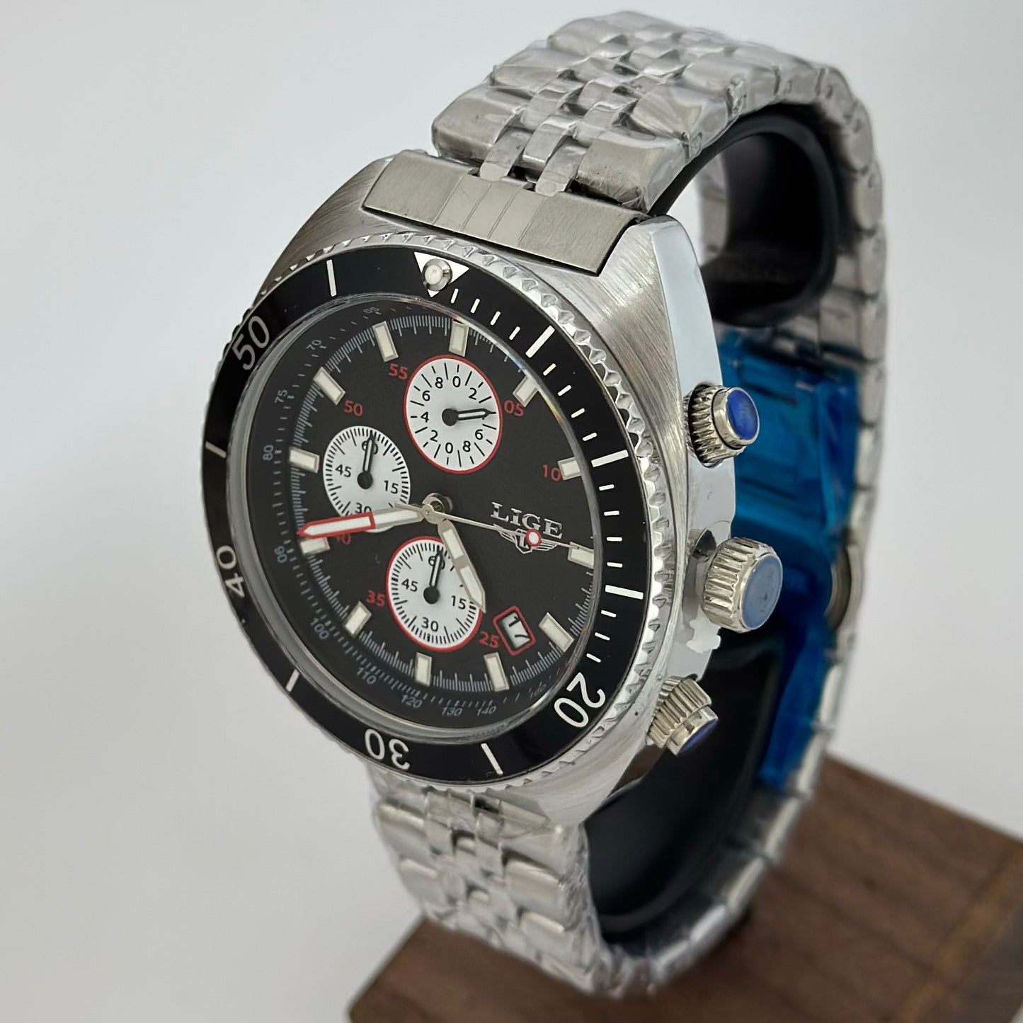 Reloj LIGE Estilo Submarino Cronógrafo