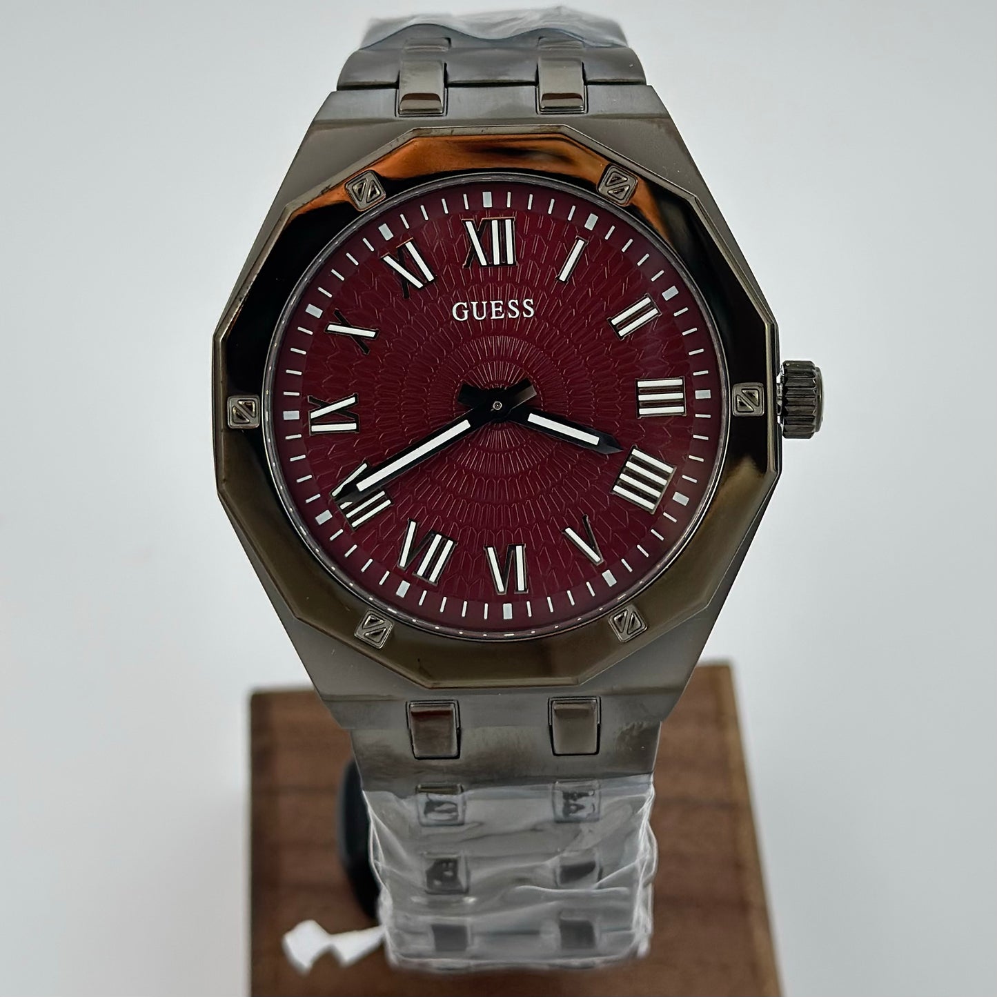 Reloj GUESS Asset GunMetal Rubí GW0575G5
