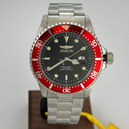 Reloj INVICTA Pro Diver Bisel Rojo 200 metros 43mm 22020